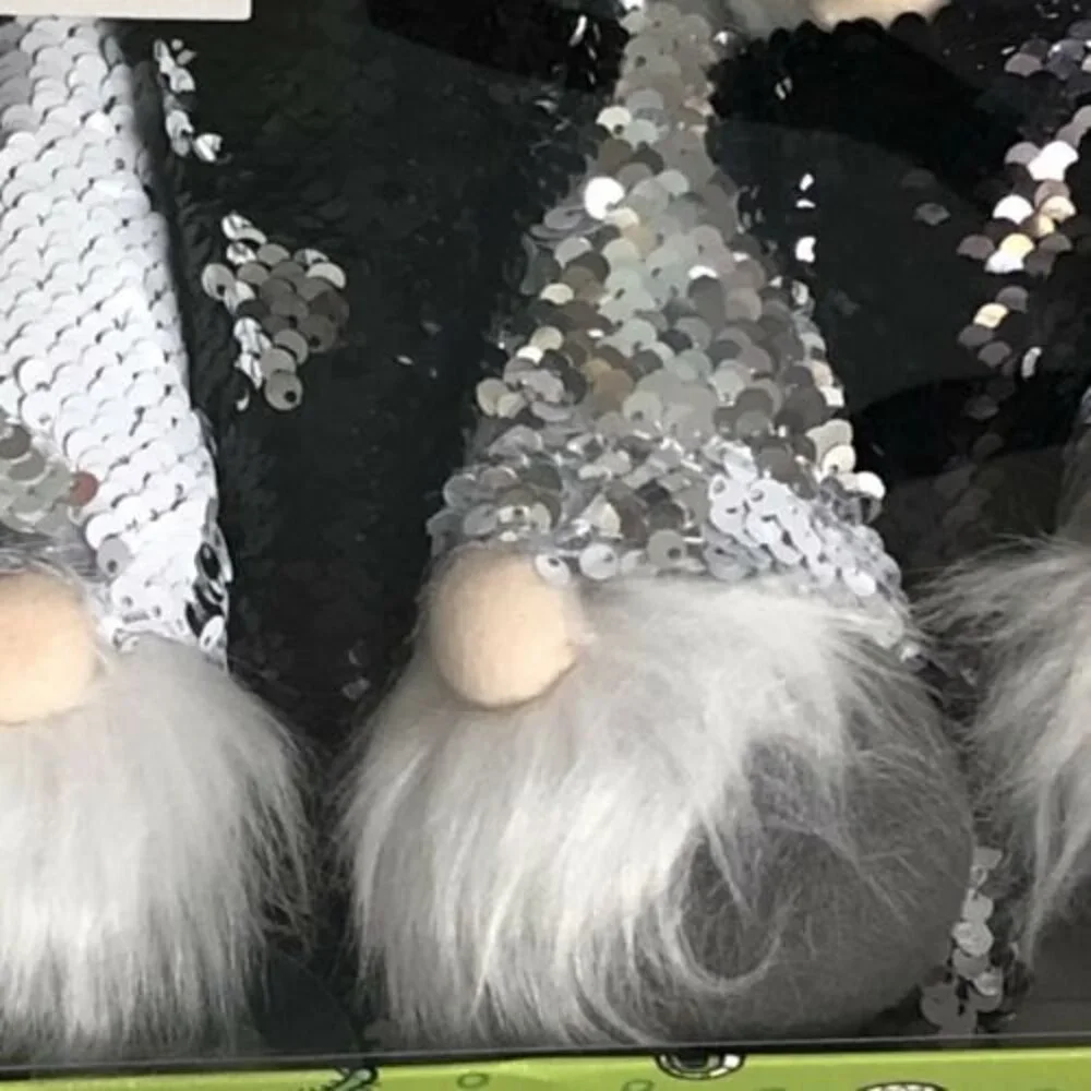 Bougie Halloween Sequined Gnomes 6 Foot Glam Garland By Lab 10.31. NEW